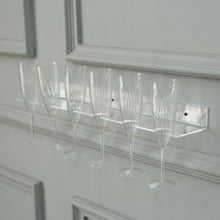 Load image into Gallery viewer, Clear Acrylic Floating Wall Mounted Wine Glass Rack