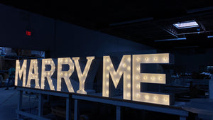 MARRY ME Marquee | Wedding/Proposal Decor Letters