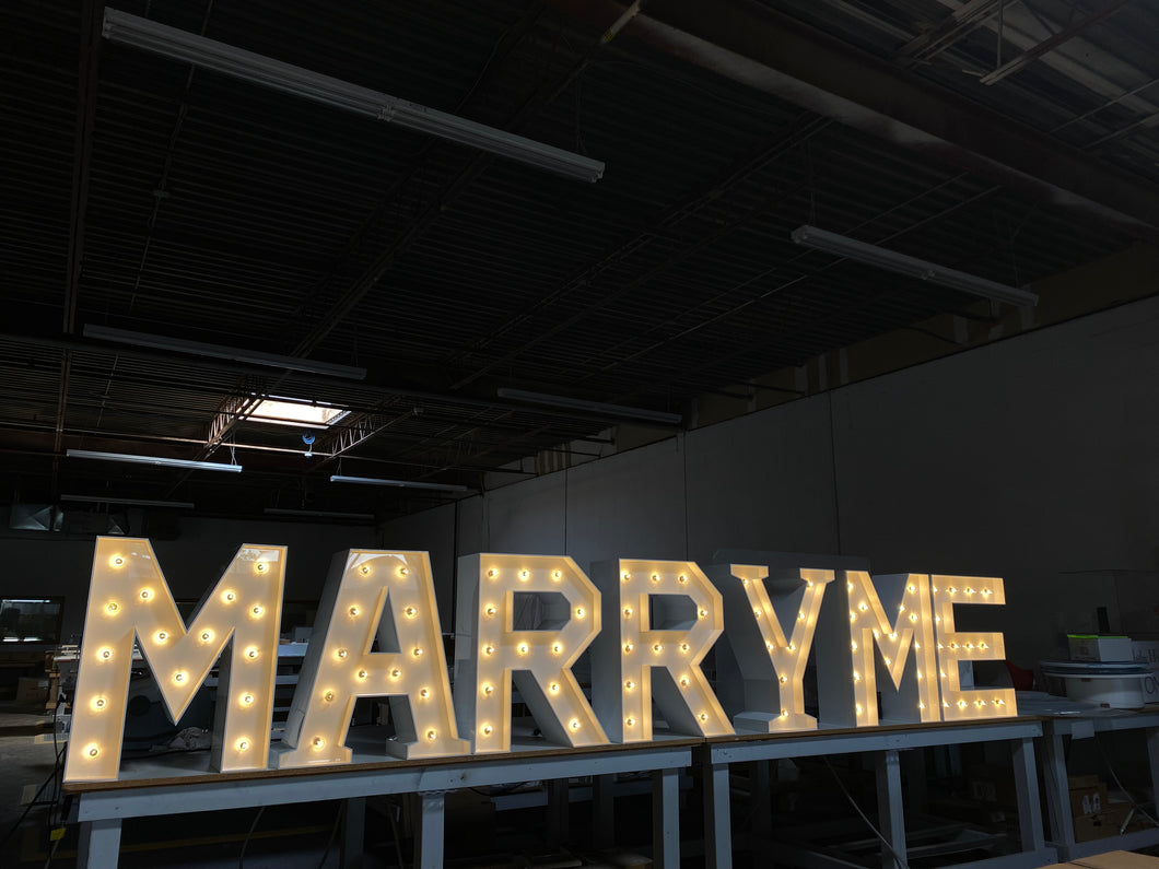 MARRY ME Marquee | Wedding/Proposal Decor Letters