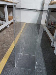 Square Clear Plinth - 12" x 12" x 30"H - Used